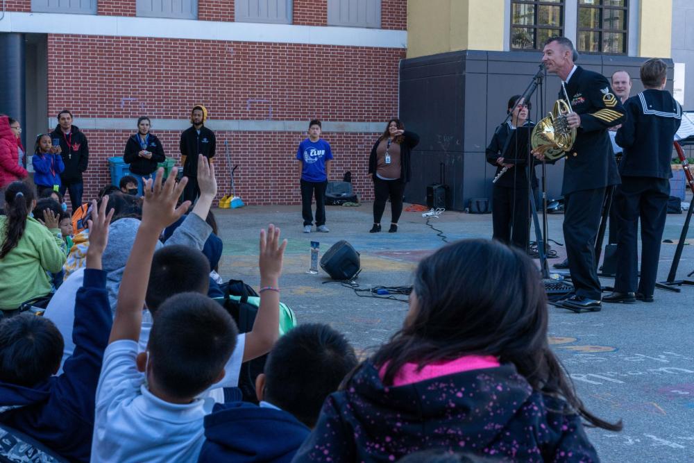 DVIDS – Images – Navy Band Performs for Boys and Girls Club During SFFW [Image 1 of 4]