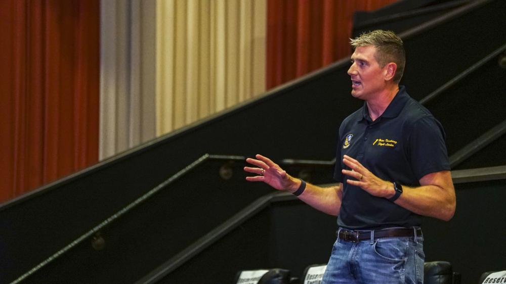 DVIDS – Images – Pilot Asks A Question After SFFW Film Screening [Image 3 of 5]