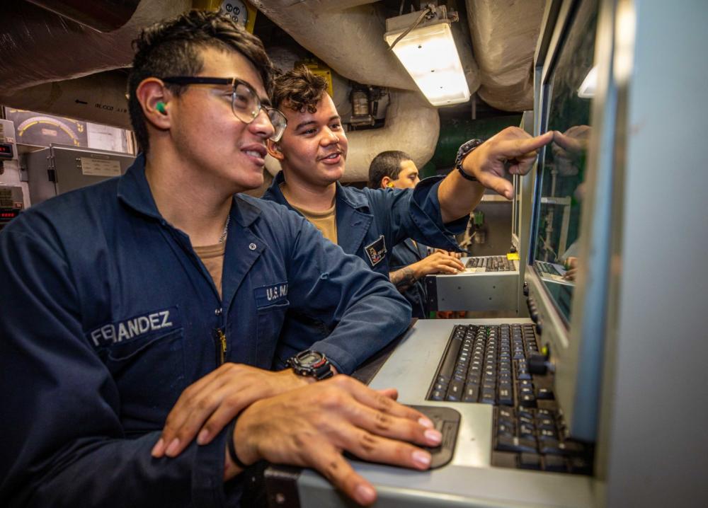 DVIDS – Images – USS Chancellorsville Conducts Routine Engineering Operations [Image 5 of 5]