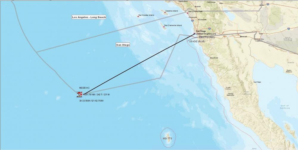DVIDS – Images – Coast Guard medevacs a 57-year-old man suffering from heart complications