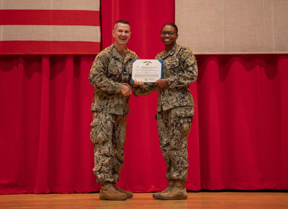 DVIDS – Images – CFAY holds awards at quarters [Image 5 of 7]
