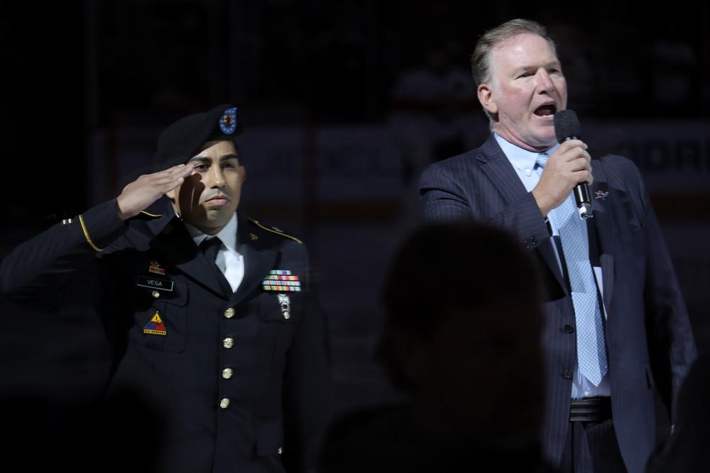 DVIDS – News – Chicago Blackhawks honor Army Reserve Soldier during Hispanic Heritage home game