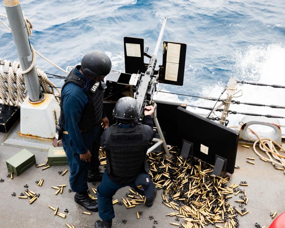 DVIDS – Images – USS Ramage Conducts Crew Cert Gunshoot [Image 27 of 27]
