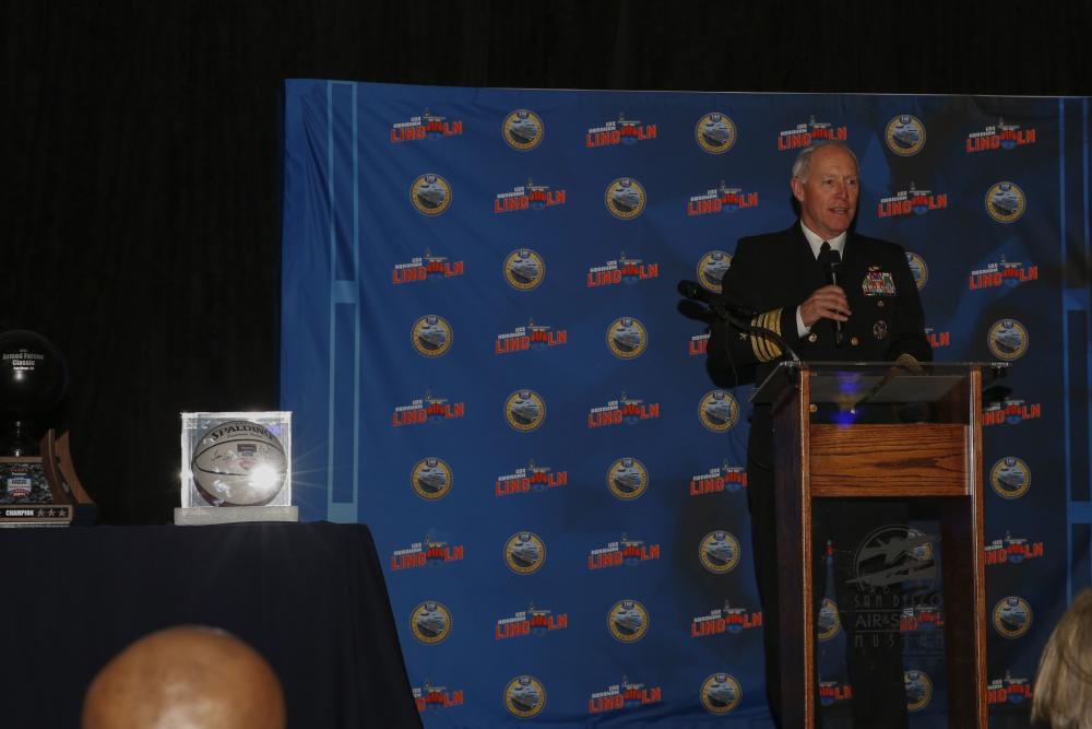 DVIDS – Images – Abraham Lincoln attends Armed Forces Classic