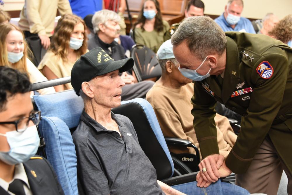 DVIDS – News – SMDC celebrates Veterans Day with ‘Tut’ Fann State Veterans Home residents