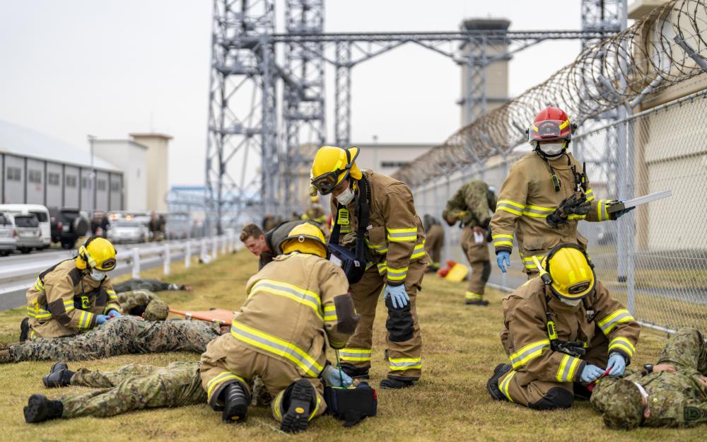DVIDS – Images – Exercise Active Shield 2022: US, 13th Brigade first responders respond to simulated causalities [Image 4 of 10]