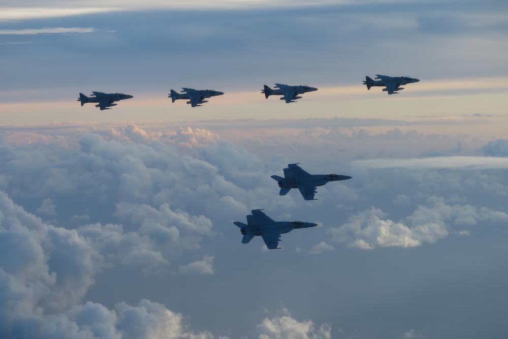 DVIDS – Images – Strike Fighter Squadron (VFA) 143 Flies with Allies [Image 1 of 5]