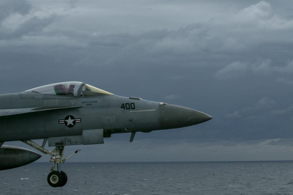 DVIDS – Images – Carrier Air Wing (CVW) 8 Fly Off GRF [Image 17 of 19]