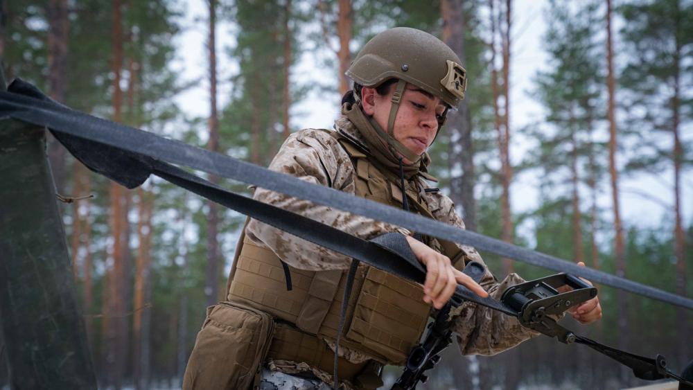 DVIDS – Images – U.S. Marines with Combat Logistics Battalion 6 Conduct IED Lanes During Exercise Freezing Winds 22 [Image 1 of 9]