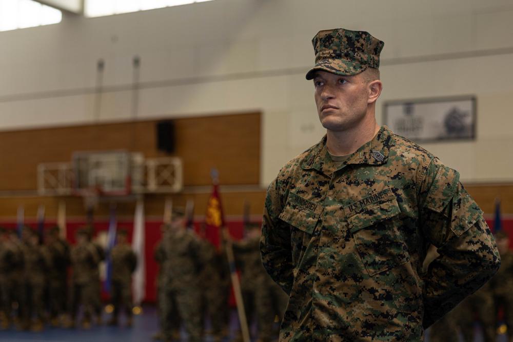 DVIDS – Images – 9th Engineer Support Battalion Sgt. Maj. David Potter Relief Ceremony  [Image 1 of 9]