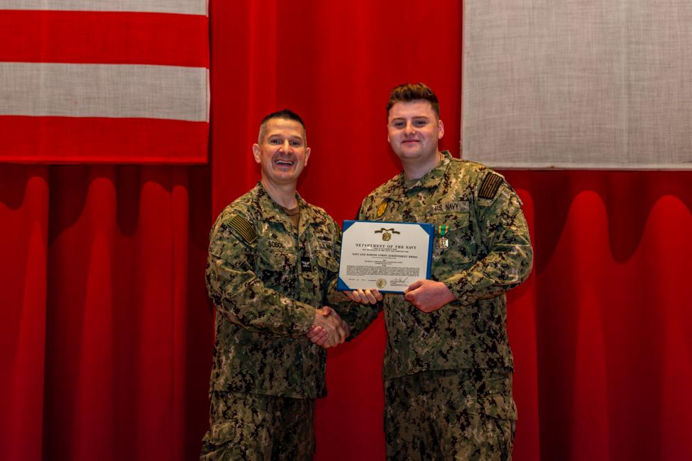DVIDS – Images – CFAY Holds Frocking and Awards Ceremony [Image 7 of 15]