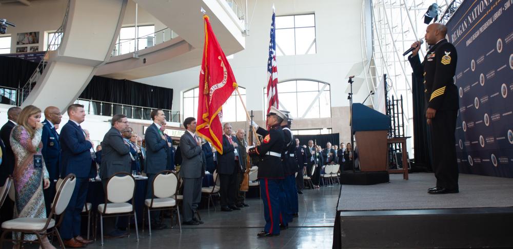 DVIDS – News – USS Ronald Reagan Sailors Attend Reagan National Defense Forum & Visit Reagan Ranch