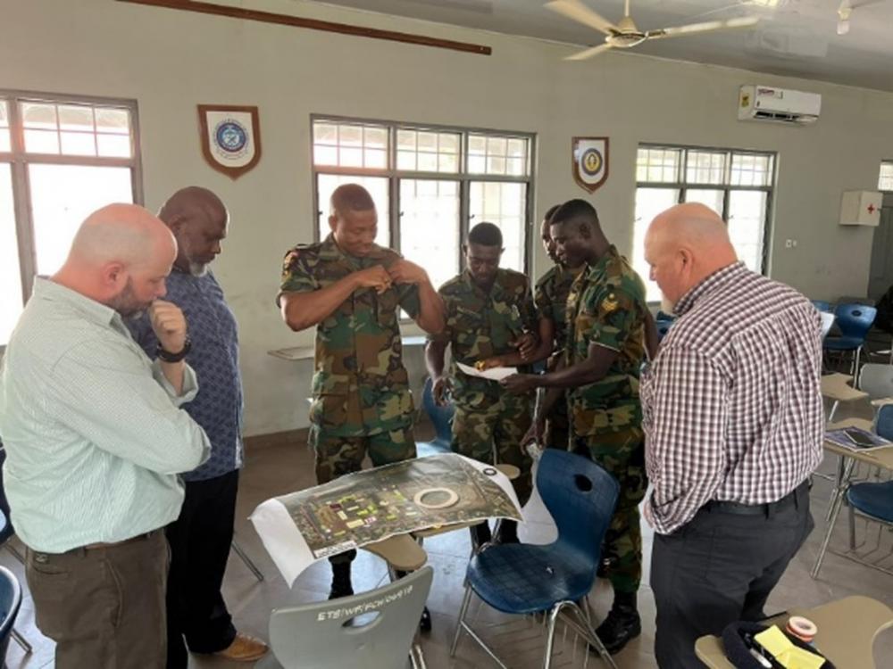 DVIDS – News – U.S. Army Corps of Engineers trains Ghanaian military partners on base camp design