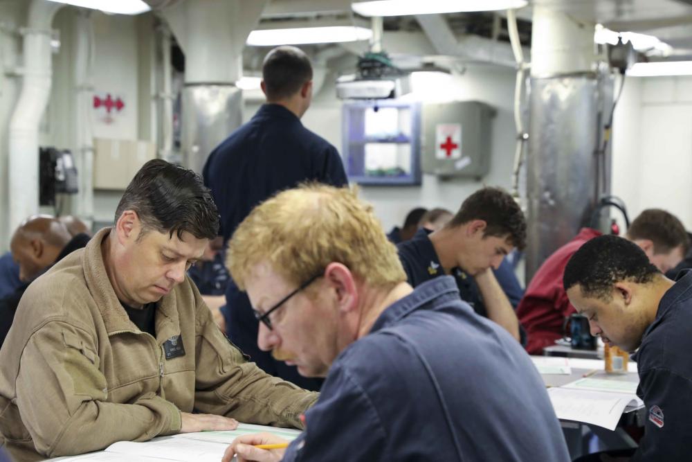 DVIDS – Images – CPO Exam aboard USS Truxton [Image 3 of 3]