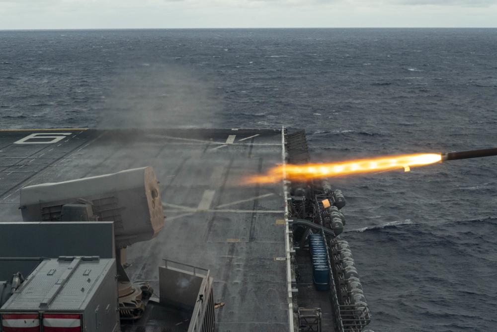 DVIDS – News – USS America Conducts Missile Launch