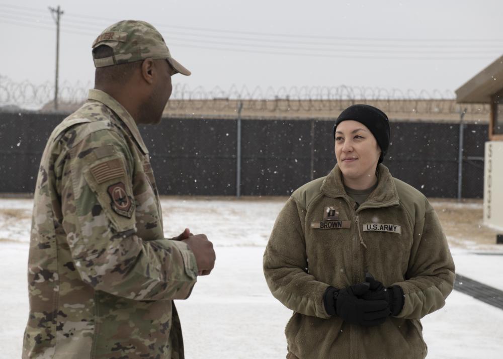DVIDS – Images – 7th AF leaders visit Wolf Pack, support Airmen QoL [Image 9 of 12]