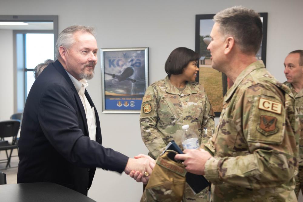 DVIDS – Images – AAFB leaders showcase mission, Airmen to CINC IEA team [Image 7 of 12]