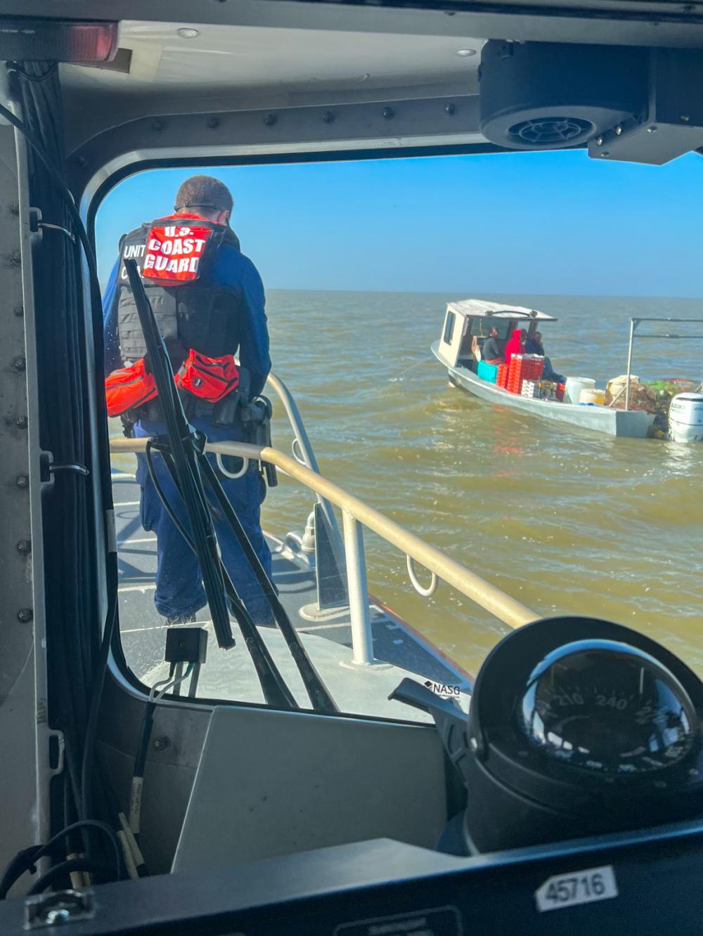 DVIDS – Images – The Coast Guard rescued three overdue boaters near Breton Sound, Louisiana [Image 2 of 2]