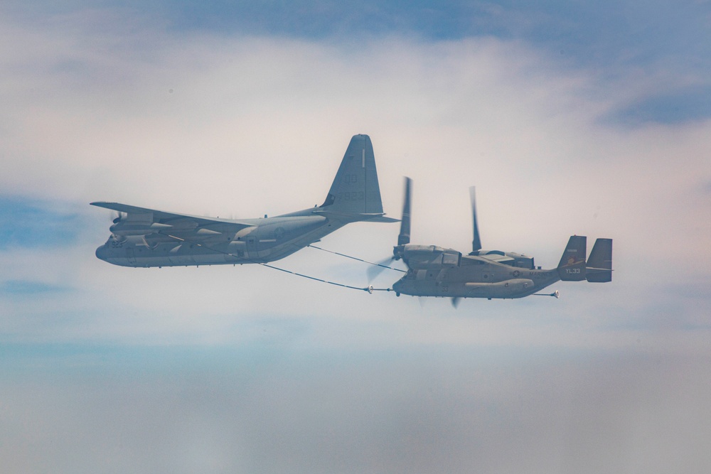 DVIDS – Images – VMM-362 MV-22B osprey receive air refuel