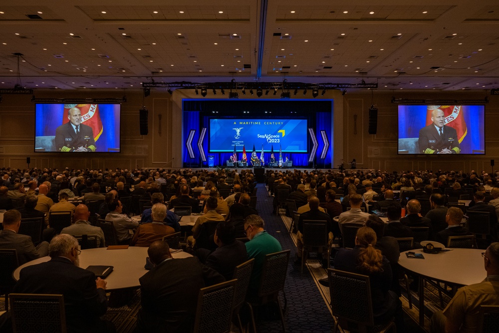 DVIDS – Images – CNO Speaks at 2023 Sea-Air-Space Exposition [Image 1 of 4]