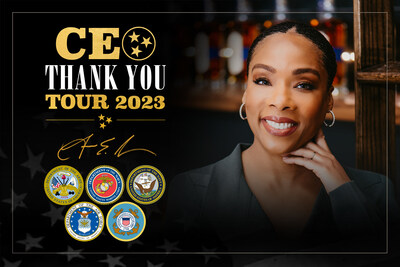 UNCLE NEAREST PREMIUM WHISKEY'S FAWN WEAVER PAYS HOMAGE TO U.S. MILITARY WITH TOUR ACROSS AMERICA