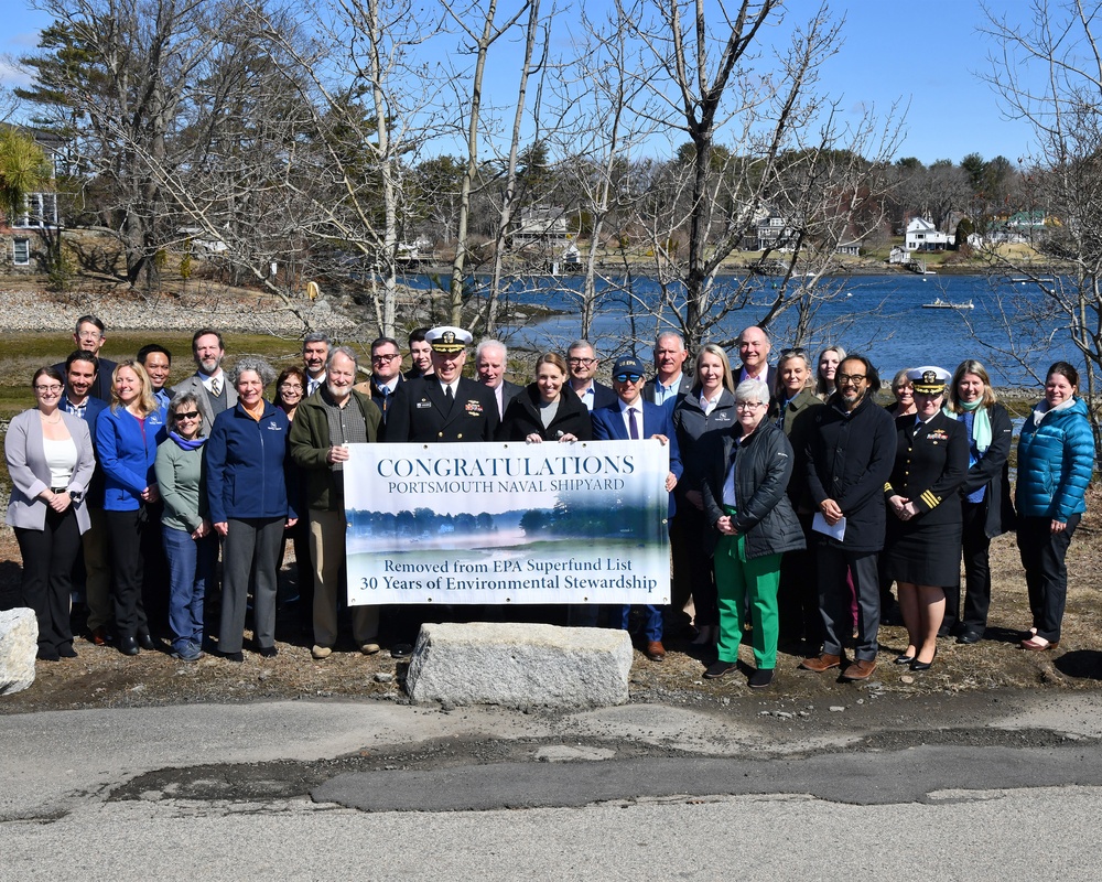 DVIDS – News – Portsmouth Naval Shipyard Celebrates EPA Superfund Site Delisting