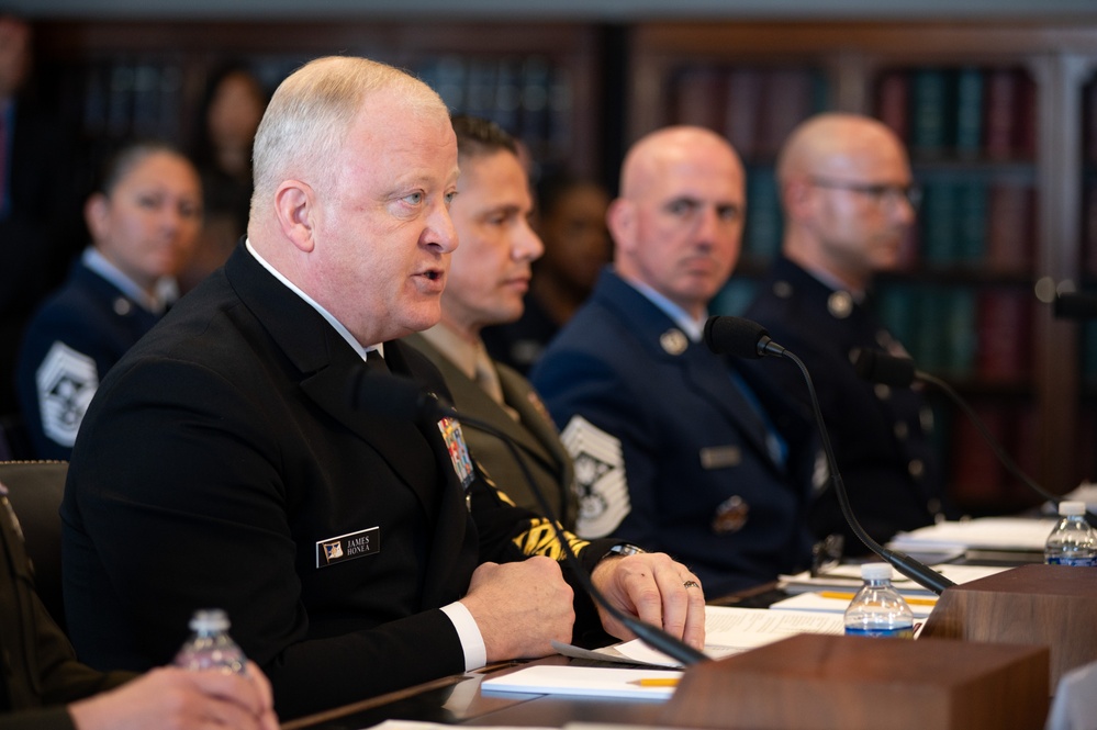 DVIDS – Images – MCPON James Honea Testifies Before HAC-M [Image 2 of 7]