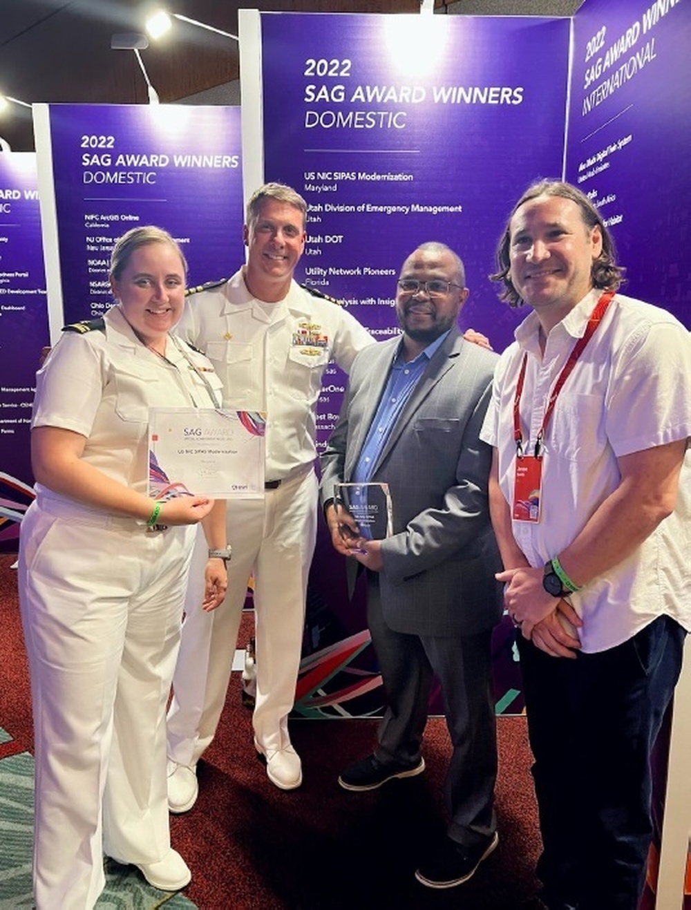 DVIDS – News – USNIC Receives Esri Special Achievement Award