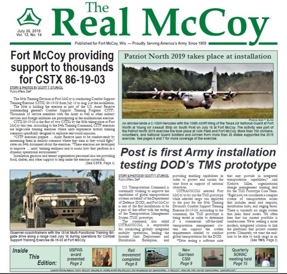DVIDS – News – This Month in Fort McCoy History — July