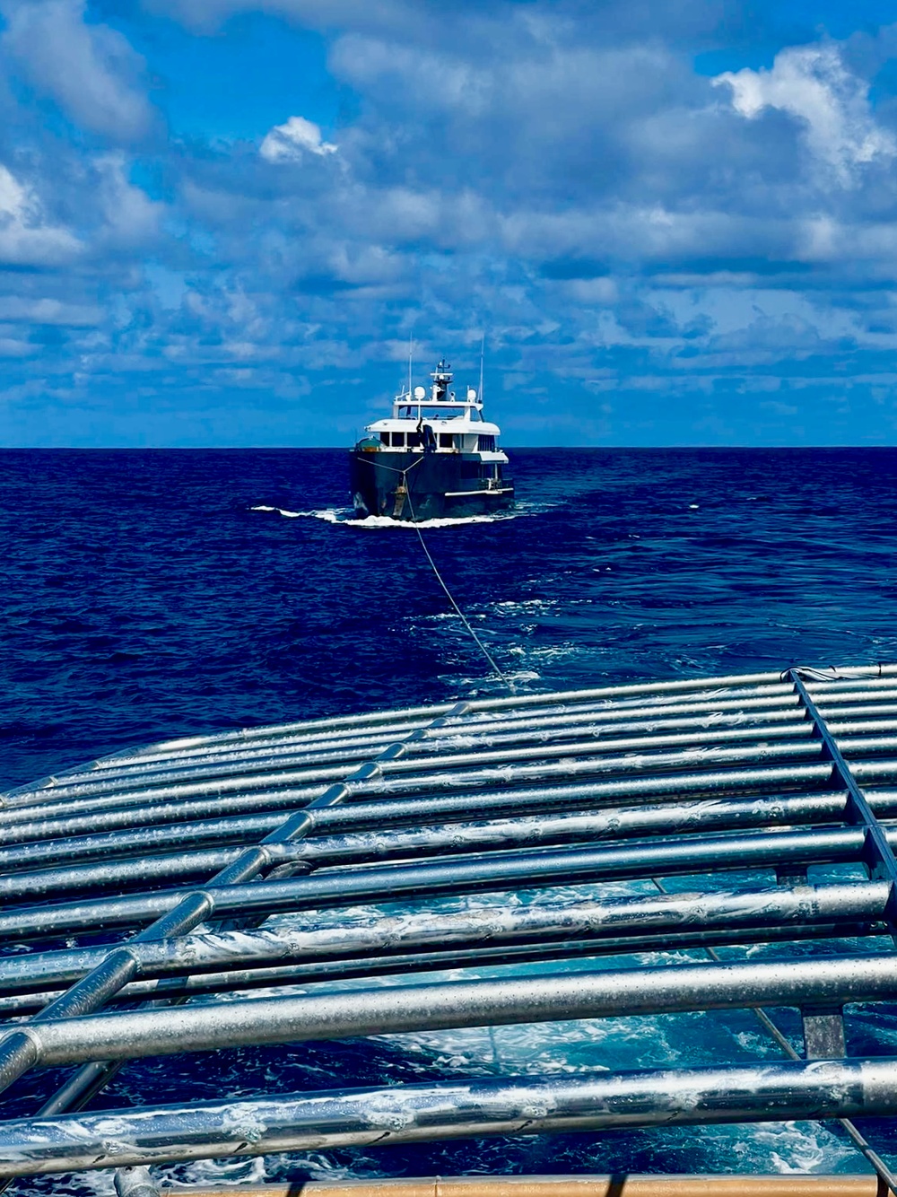 DVIDS – News – U.S. Coast Guard completes successful rescue, tow of motor yacht Black Pearl 1 to the Republic of Palau