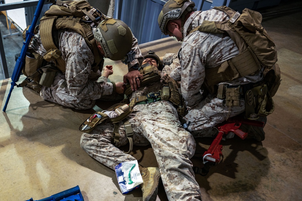 DVIDS – Images – Fleet Anti-terrorism Security Team Company Central (FASTCENT) Conducts Tactical Combat Casualty Care Training [Image 2 of 5]
