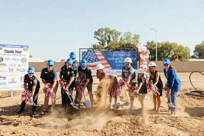 LENNAR, OPERATION FINALLY HOME AND BEYOND THE BARRACKS SURPRISE U.S. ARMY VETERAN WITH A MORTGAGE-FREE HOME AT GROUNDBREAKING CEREMONY IN FRESNO, CA