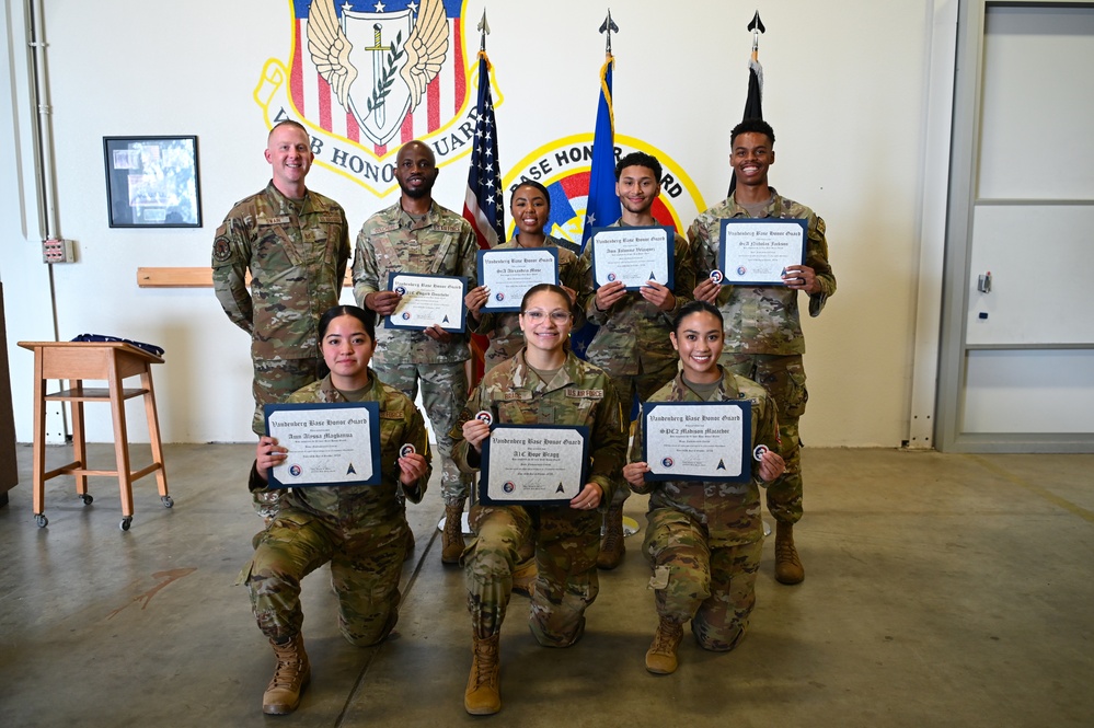 DVIDS – Images – VSFB Graduates New 2024 Honor Guardsmen