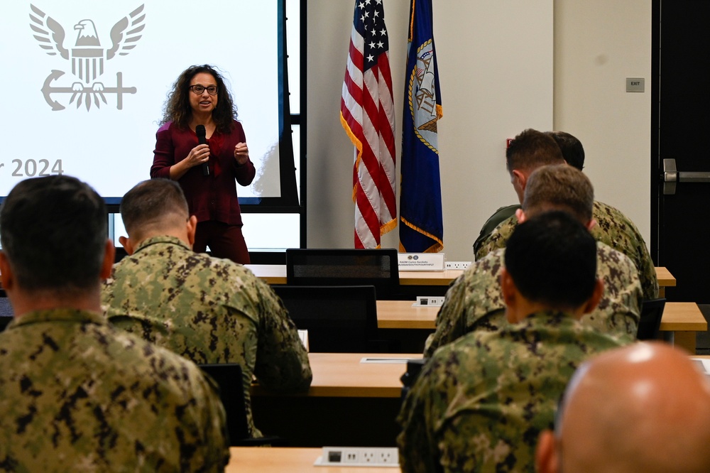 DVIDS – Images – Speakers Brief MSS Participants at 4th Fleet [Image 1 of 2]