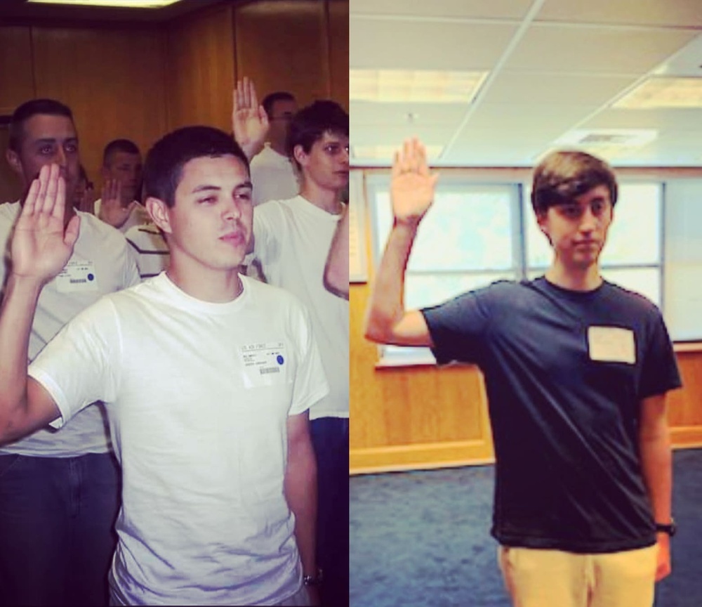 DVIDS – Images – Legacy of service: Air Force father aids in Guardian son’s promotion [Image 1 of 5]