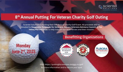 Scientel Solutions Announces 8th Annual 'Putting for Veterans' Golf Outing Event