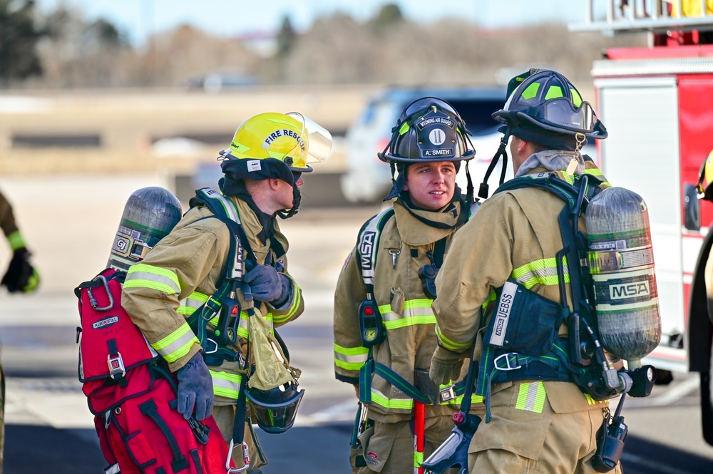DVIDS – News – Wyoming Army and Air National Guard team up for first-ever firefighting exercise