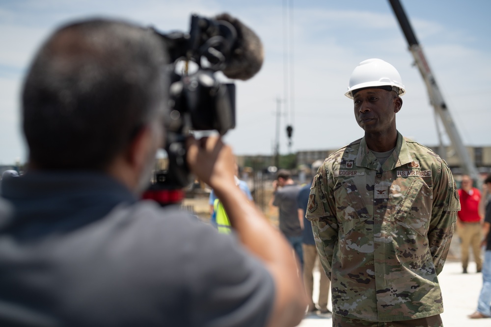 DVIDS – Images – Groundbreaking Ceremony for Airman Training Complex 8, June 10, 2025 [Image 3 of 8]