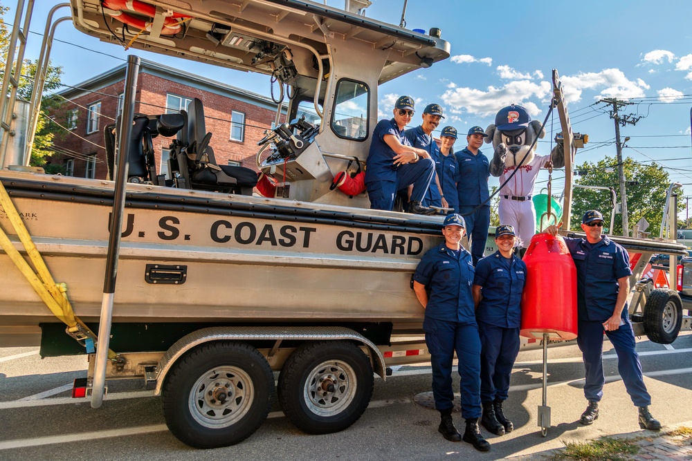 DVIDS – Images – Coast Guard Partners with Portland Sea Dogs for Community and Recruiting Event [Image 3 of 10]