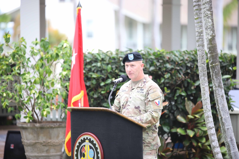 DVIDS – News – 402nd AFSB commander Col. Courtney Sugai relinquishes command to Col. Matthew Amsdell in change of command ceremony