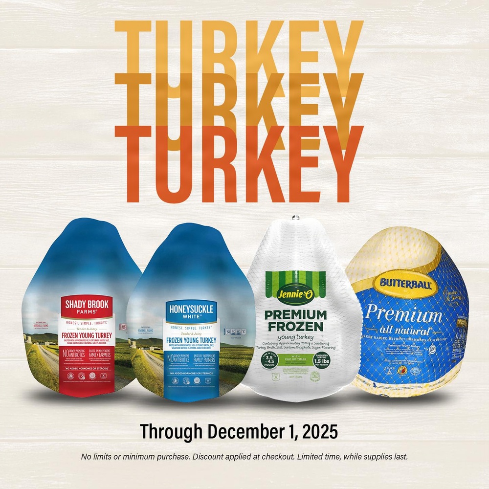 DVIDS – News – Commissaries drop prices on select turkeys in time for Thanksgiving