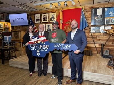 Bay Law Injury Attorneys Awards First-Ever Veteran Tiny Home to Las Vegas Air Force Veteran Edwin Santiago-Colon