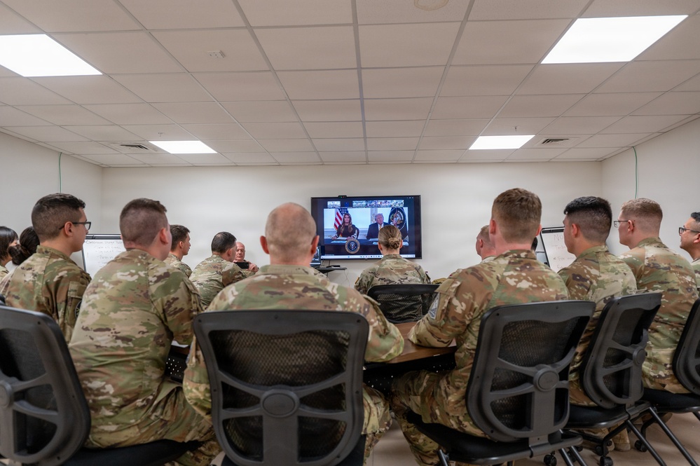 DVIDS – Images – POTUS recognizes Guardians on Christmas for Advancing Space Operations in CENTCOM [Image 3 of 3]