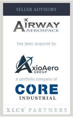 XLCS Partners advises Airway Aerospace on sale to AxioAero Group